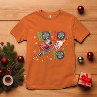 Christmas Dart Game T Shirt Funny Ho Ho Ho Dart Player Holiday Gift - Wonder Print Shop
