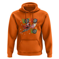 Christmas Dart Game Hoodie Funny Ho Ho Ho Dart Player Holiday Gift - Wonder Print Shop