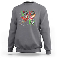 Christmas Dart Game Sweatshirt Funny Ho Ho Ho Dart Player Holiday Gift - Wonder Print Shop