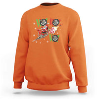 Christmas Dart Game Sweatshirt Funny Ho Ho Ho Dart Player Holiday Gift - Wonder Print Shop