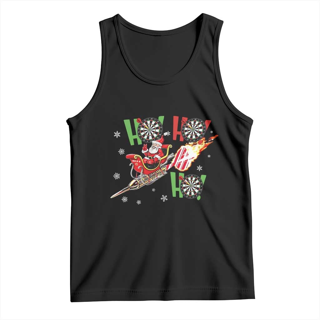 Christmas Dart Game Tank Top Funny Ho Ho Ho Dart Player Holiday Gift - Wonder Print Shop
