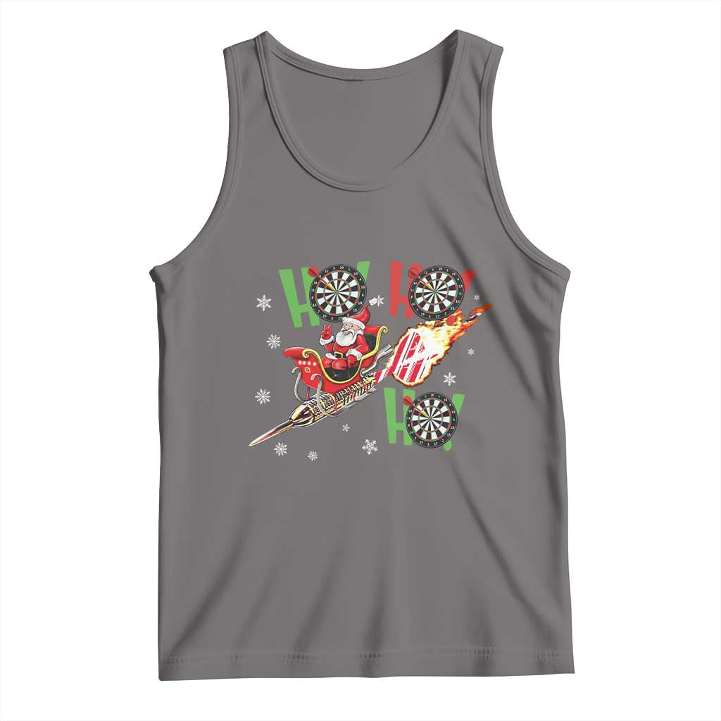 Christmas Dart Game Tank Top Funny Ho Ho Ho Dart Player Holiday Gift - Wonder Print Shop