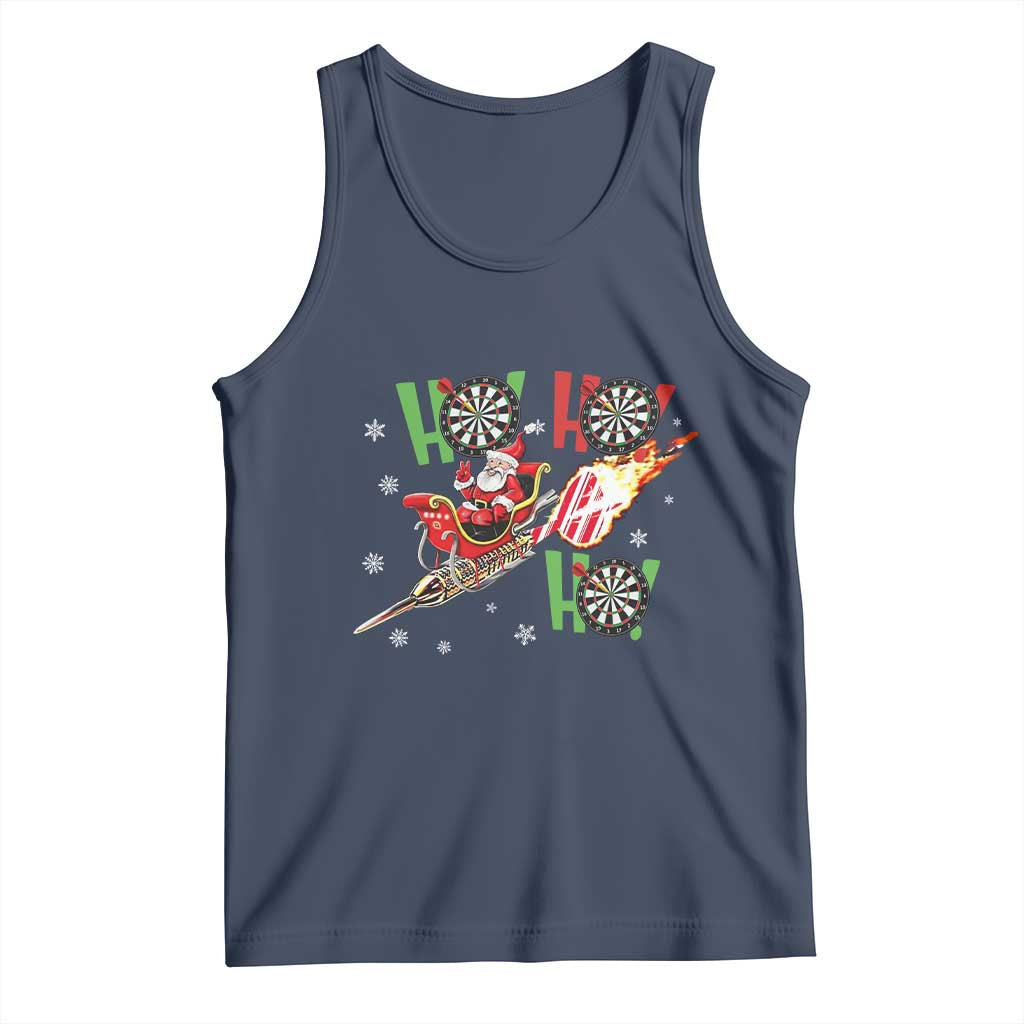 Christmas Dart Game Tank Top Funny Ho Ho Ho Dart Player Holiday Gift - Wonder Print Shop
