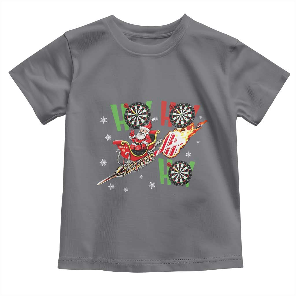 Christmas Dart Game Toddler T Shirt Funny Ho Ho Ho Dart Player Holiday Gift - Wonder Print Shop