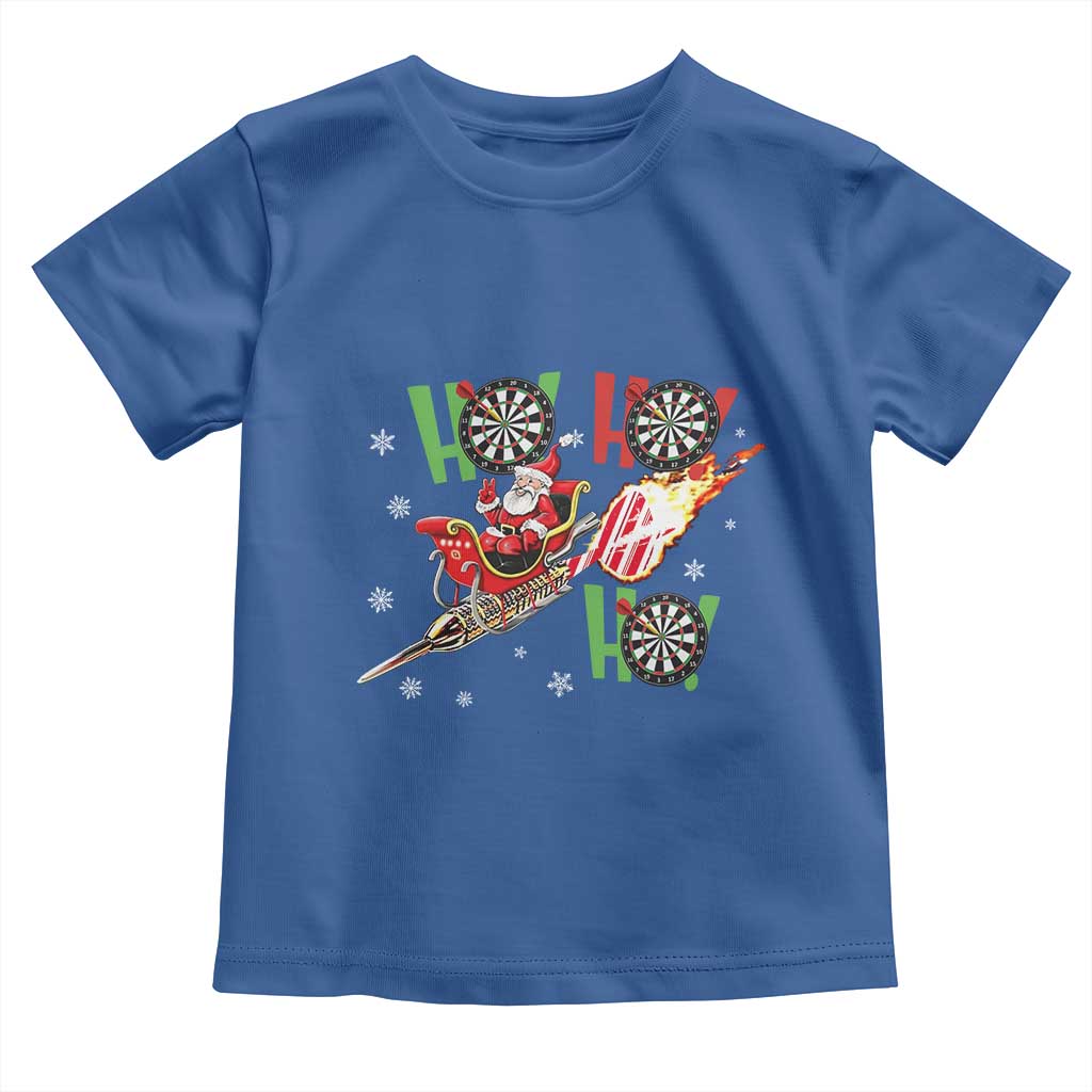 Christmas Dart Game Toddler T Shirt Funny Ho Ho Ho Dart Player Holiday Gift - Wonder Print Shop