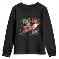 Christmas Dart Game Youth Sweatshirt Funny Ho Ho Ho Dart Player Holiday Gift - Wonder Print Shop