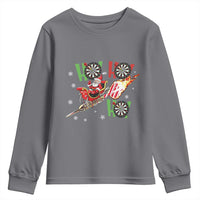Christmas Dart Game Youth Sweatshirt Funny Ho Ho Ho Dart Player Holiday Gift - Wonder Print Shop