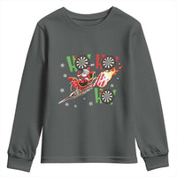 Christmas Dart Game Youth Sweatshirt Funny Ho Ho Ho Dart Player Holiday Gift - Wonder Print Shop