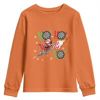 Christmas Dart Game Youth Sweatshirt Funny Ho Ho Ho Dart Player Holiday Gift - Wonder Print Shop