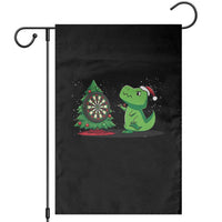 Christmas Dinosaur Dart Player Garden Flag Funny Dino Lover - Wonder Print Shop