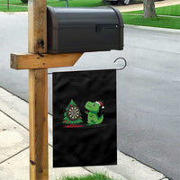 Christmas Dinosaur Dart Player Garden Flag Funny Dino Lover - Wonder Print Shop