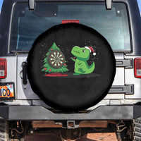 Christmas Dinosaur Dart Player Spare Tire Cover Funny Dino Lover - Wonder Print Shop
