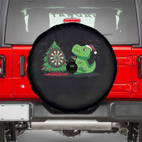 Christmas Dinosaur Dart Player Spare Tire Cover Funny Dino Lover - Wonder Print Shop