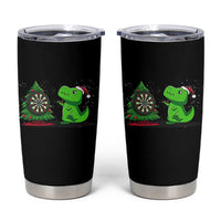 Christmas Dinosaur Dart Player Tumbler Cup Funny Dino Lover - Wonder Print Shop