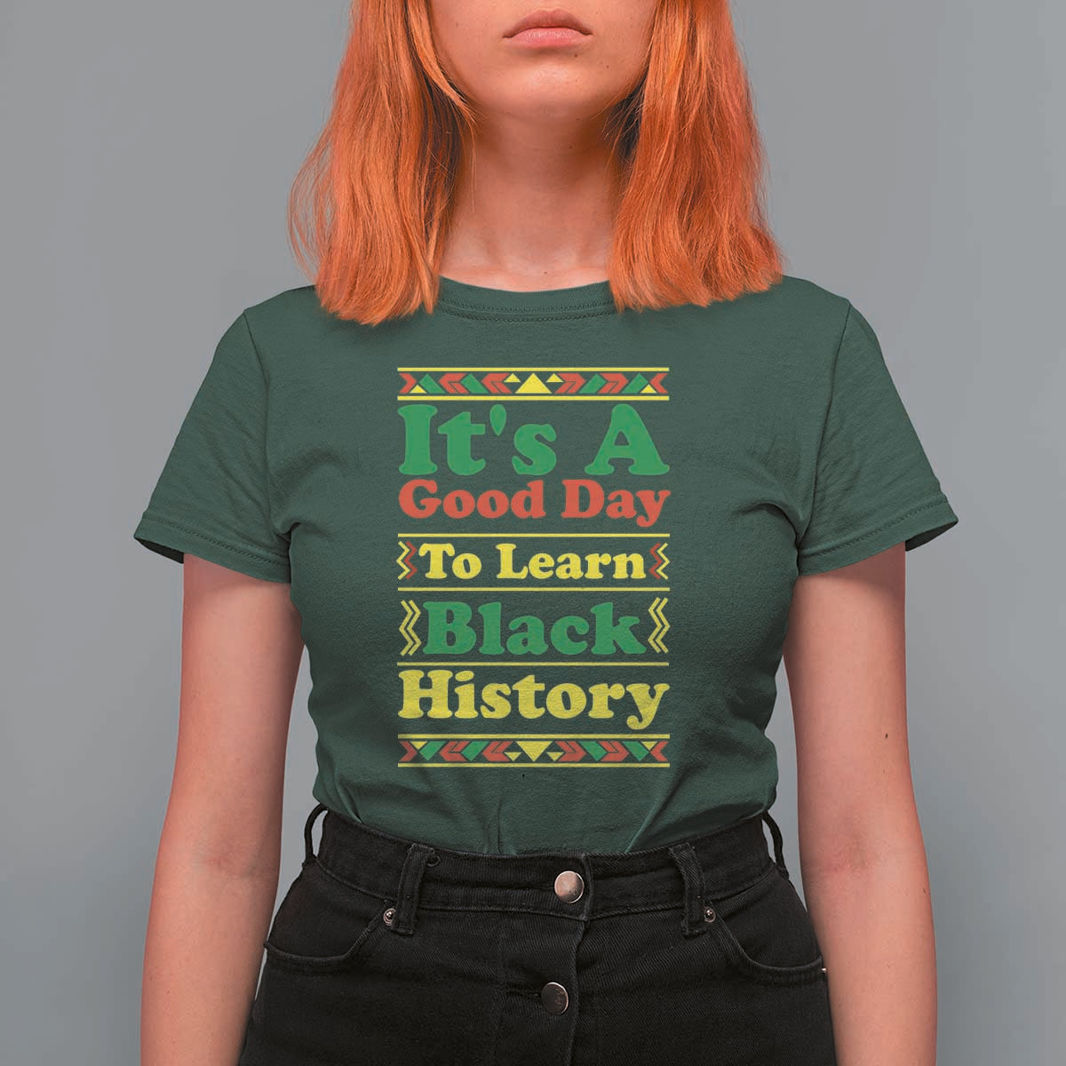 It Is A Good Day To Learn Black History T Shirt For Women African American Pride Teacher Gift - Wonder Print Shop
