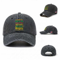 It Is A Good Day To Learn Black History Washed Cotton Baseball Cap African American Pride Teacher Gift