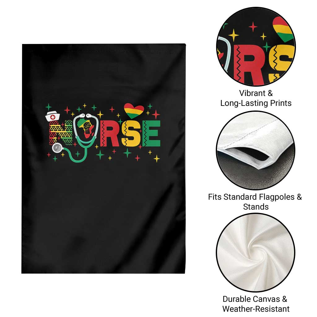 Proud Black Nurse Garden Flag Black History Month Gift - Wonder Print Shop