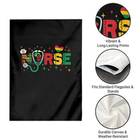 Proud Black Nurse Garden Flag Black History Month Gift - Wonder Print Shop