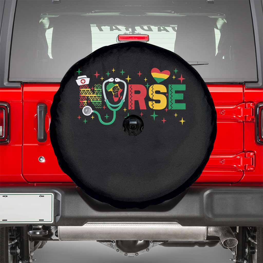Proud Black Nurse Spare Tire Cover Black History Month Gift - Wonder Print Shop