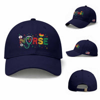 Proud Black Nurse Baseball Cap Black History Month Gift