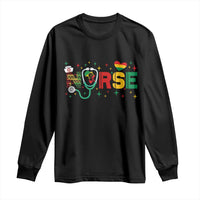 Proud Black Nurse Long Sleeve Shirt Black History Month Gift - Wonder Print Shop