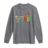 Proud Black Nurse Long Sleeve Shirt Black History Month Gift - Wonder Print Shop