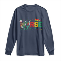Proud Black Nurse Long Sleeve Shirt Black History Month Gift - Wonder Print Shop