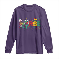 Proud Black Nurse Long Sleeve Shirt Black History Month Gift - Wonder Print Shop