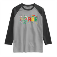 Proud Black Nurse Raglan Shirt Black History Month Gift - Wonder Print Shop