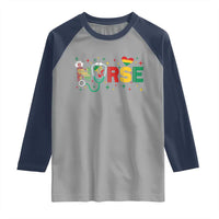 Proud Black Nurse Raglan Shirt Black History Month Gift - Wonder Print Shop