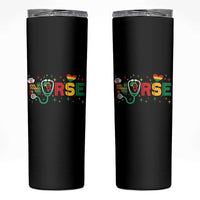 Proud Black Nurse Skinny Tumbler Black History Month Gift - Wonder Print Shop