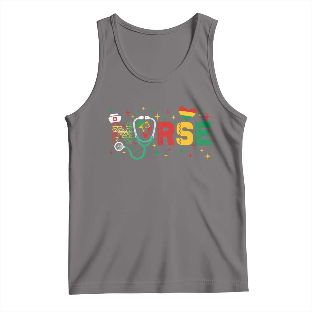 Proud Black Nurse Tank Top Black History Month Gift - Wonder Print Shop
