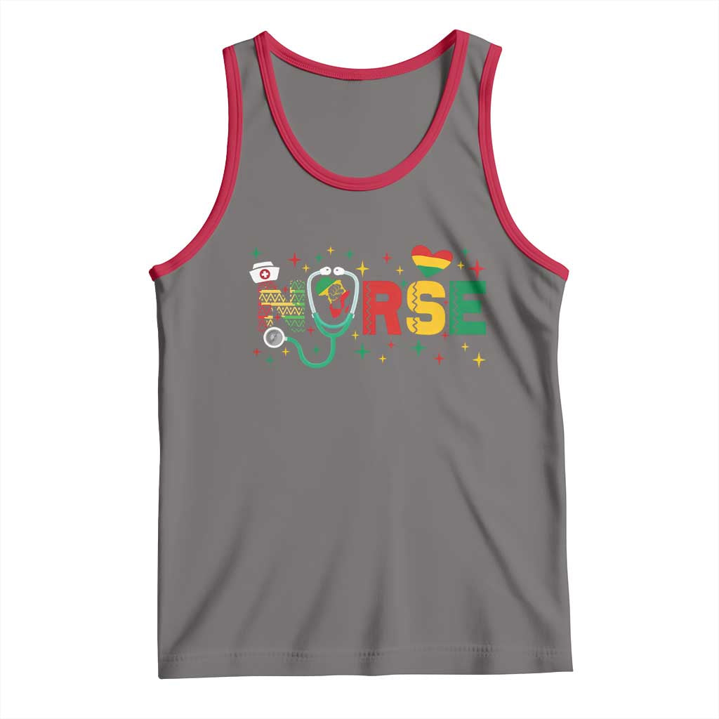 Proud Black Nurse Tank Top Black History Month Gift - Wonder Print Shop