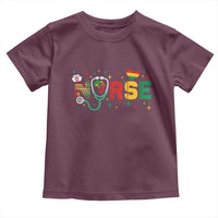 Proud Black Nurse Toddler T Shirt Black History Month Gift - Wonder Print Shop
