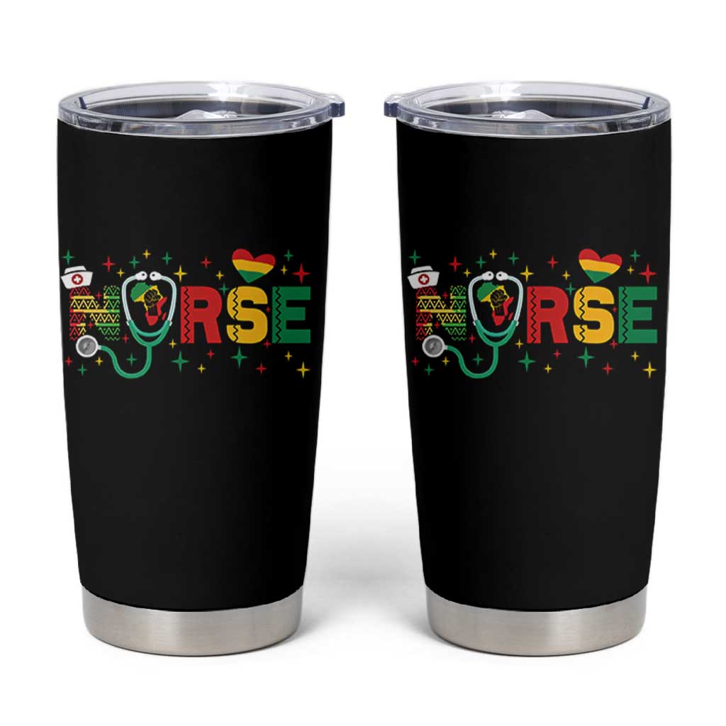 Proud Black Nurse Tumbler Cup Black History Month Gift - Wonder Print Shop
