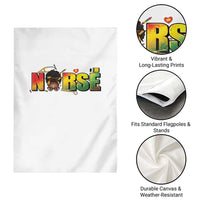Proud Black Nurse Garden Flag Black History Month Healthcare Gift - Wonder Print Shop