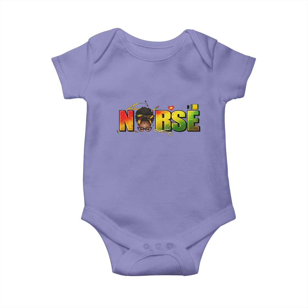 Proud Black Nurse Baby Onesie Black History Month Healthcare Gift - Wonder Print Shop