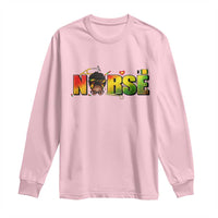 Proud Black Nurse Long Sleeve Shirt Black History Month Healthcare Gift - Wonder Print Shop