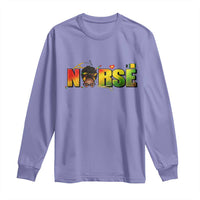 Proud Black Nurse Long Sleeve Shirt Black History Month Healthcare Gift - Wonder Print Shop