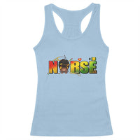 Proud Black Nurse Racerback Tank Top Black History Month Healthcare Gift - Wonder Print Shop