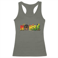 Proud Black Nurse Racerback Tank Top Black History Month Healthcare Gift - Wonder Print Shop