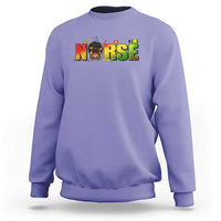 Proud Black Nurse Sweatshirt Black History Month Healthcare Gift - Wonder Print Shop