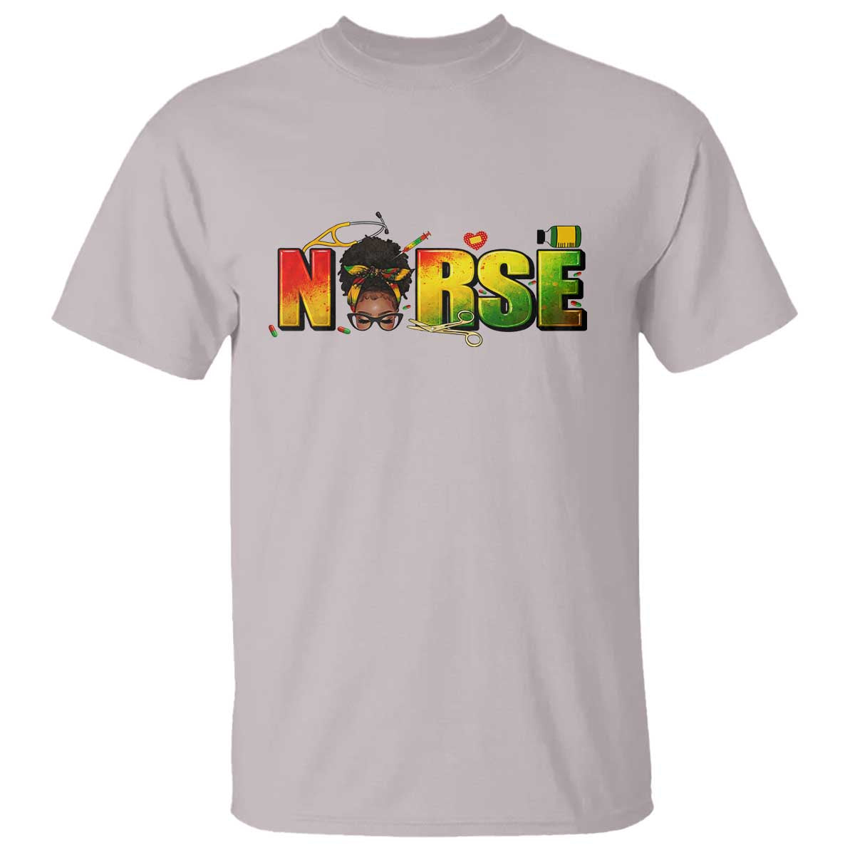 Proud Black Nurse T Shirt Black History Month Healthcare Gift - Wonder Print Shop