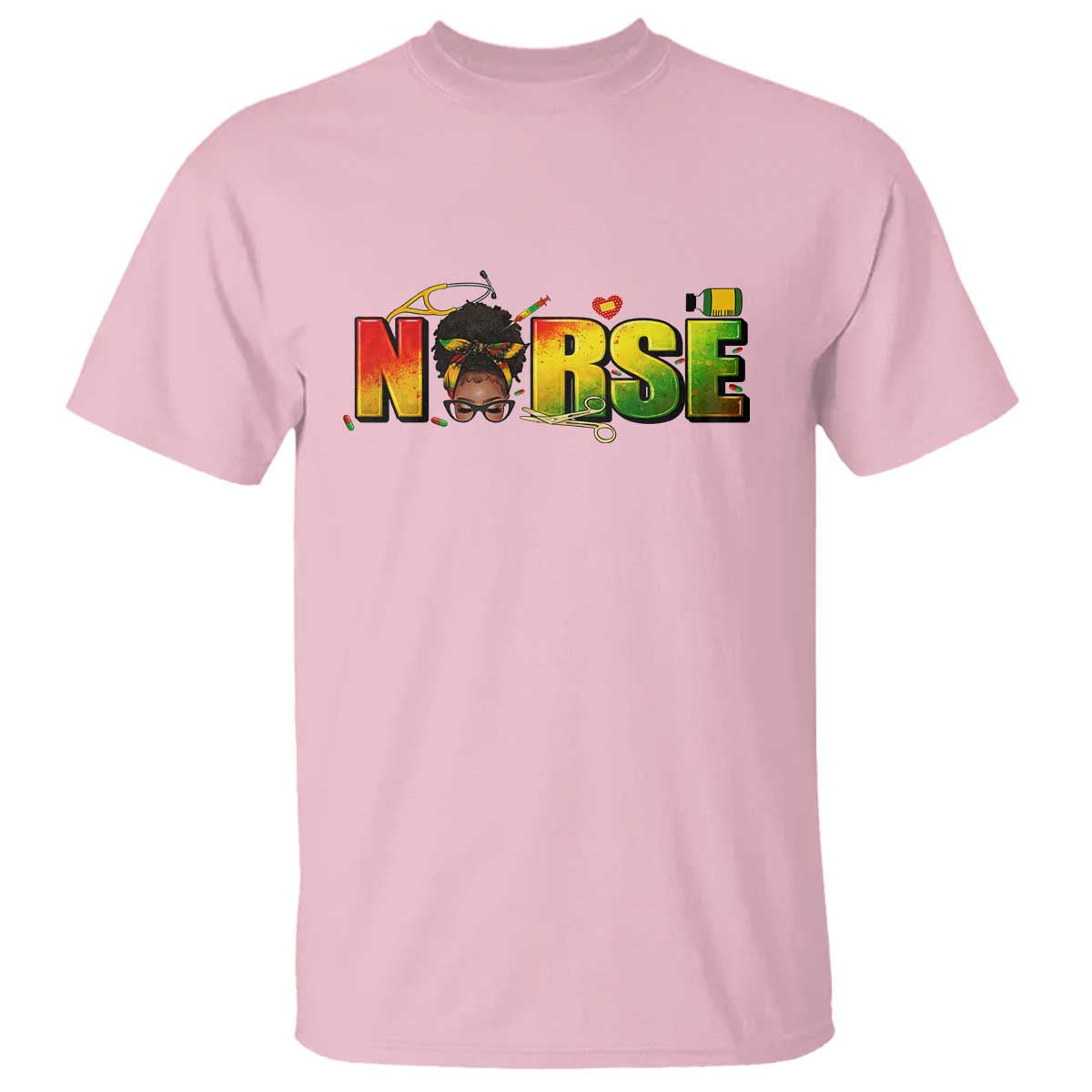 Proud Black Nurse T Shirt Black History Month Healthcare Gift - Wonder Print Shop