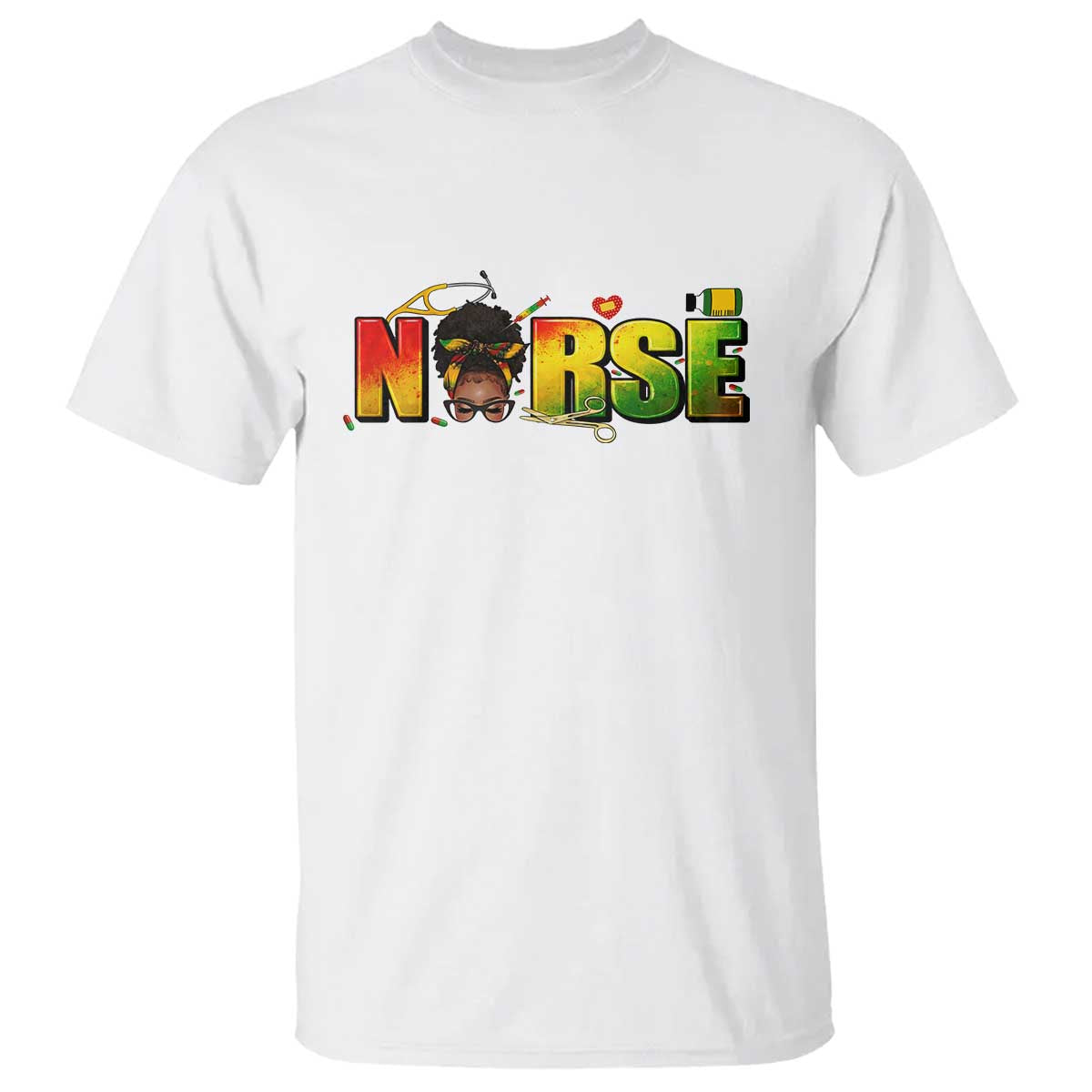 Proud Black Nurse T Shirt Black History Month Healthcare Gift - Wonder Print Shop