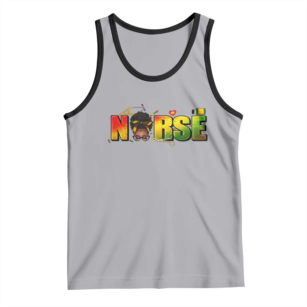 Proud Black Nurse Tank Top Black History Month Healthcare Gift - Wonder Print Shop