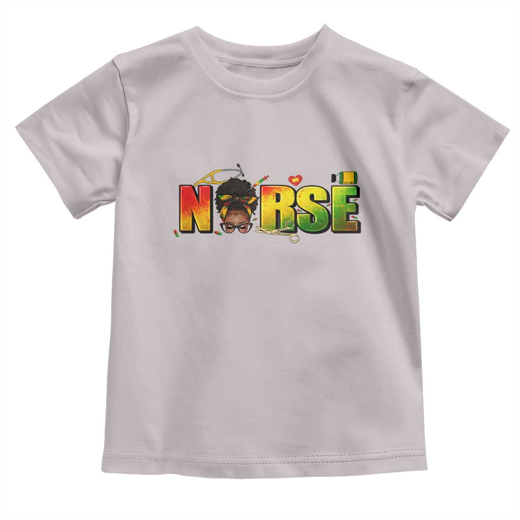Proud Black Nurse Toddler T Shirt Black History Month Healthcare Gift - Wonder Print Shop