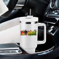 Proud Black Nurse Tumbler With Handle Black History Month Healthcare Gift - Wonder Print Shop