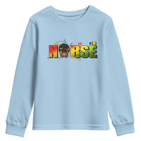 Proud Black Nurse Youth Sweatshirt Black History Month Healthcare Gift - Wonder Print Shop