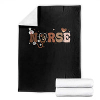 Strong Black Nurse Throw Blanket African American Healthcare Hero Gift - Wonder Print Shop